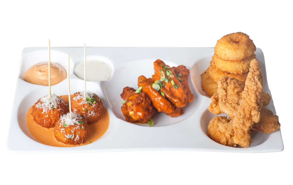 Sugar Factory Sampler Platter