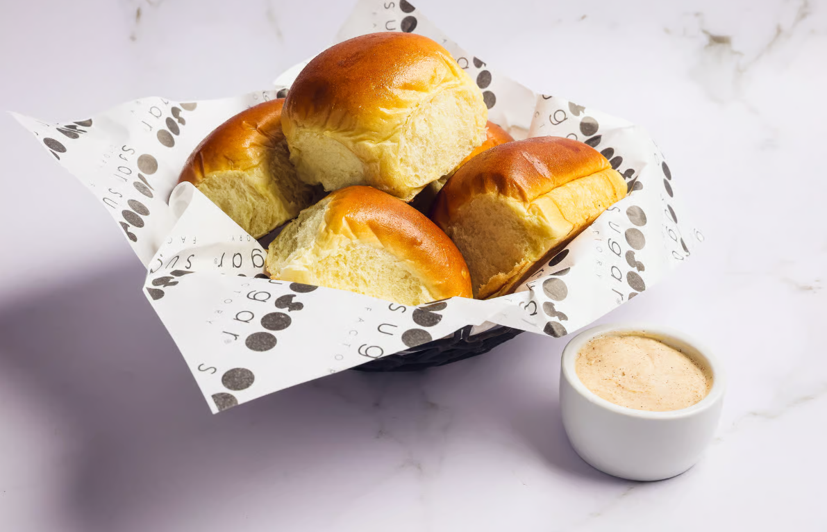 Basket of Housemade Brioche Rolls