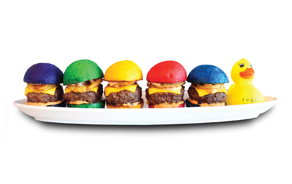 Sugar Factory Rainbow Sliders