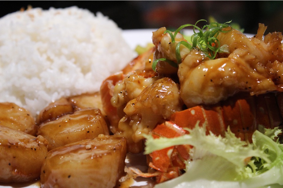 Hibachi Lobster & Scallop