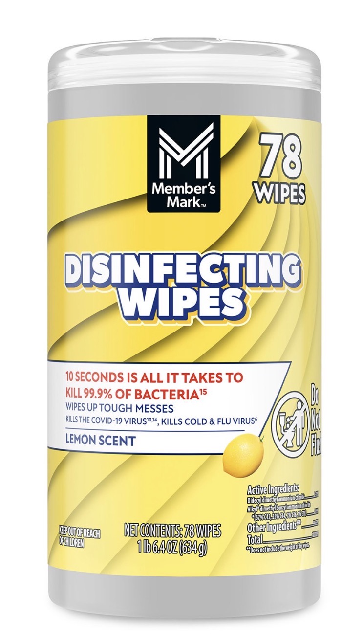 Member's Mark Disinfecting Wipes