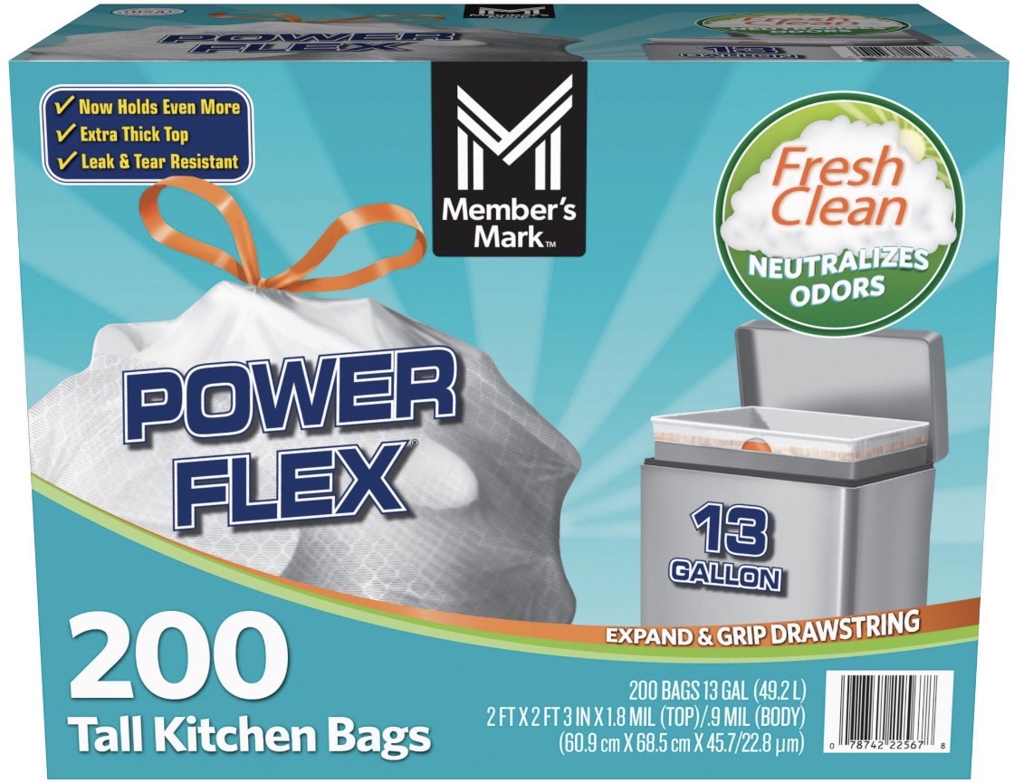 Member's Mark 13 Gallon Trash Bags