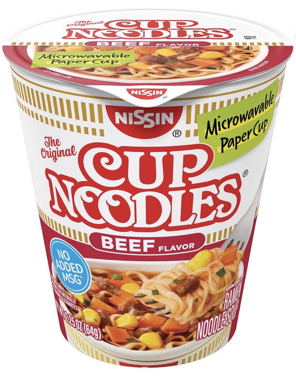 Nissin Cup Noodles Beef, Chicken, Shrimp
