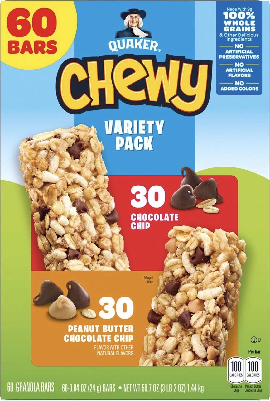 Quaker Chewy Granola Bars, Assorted