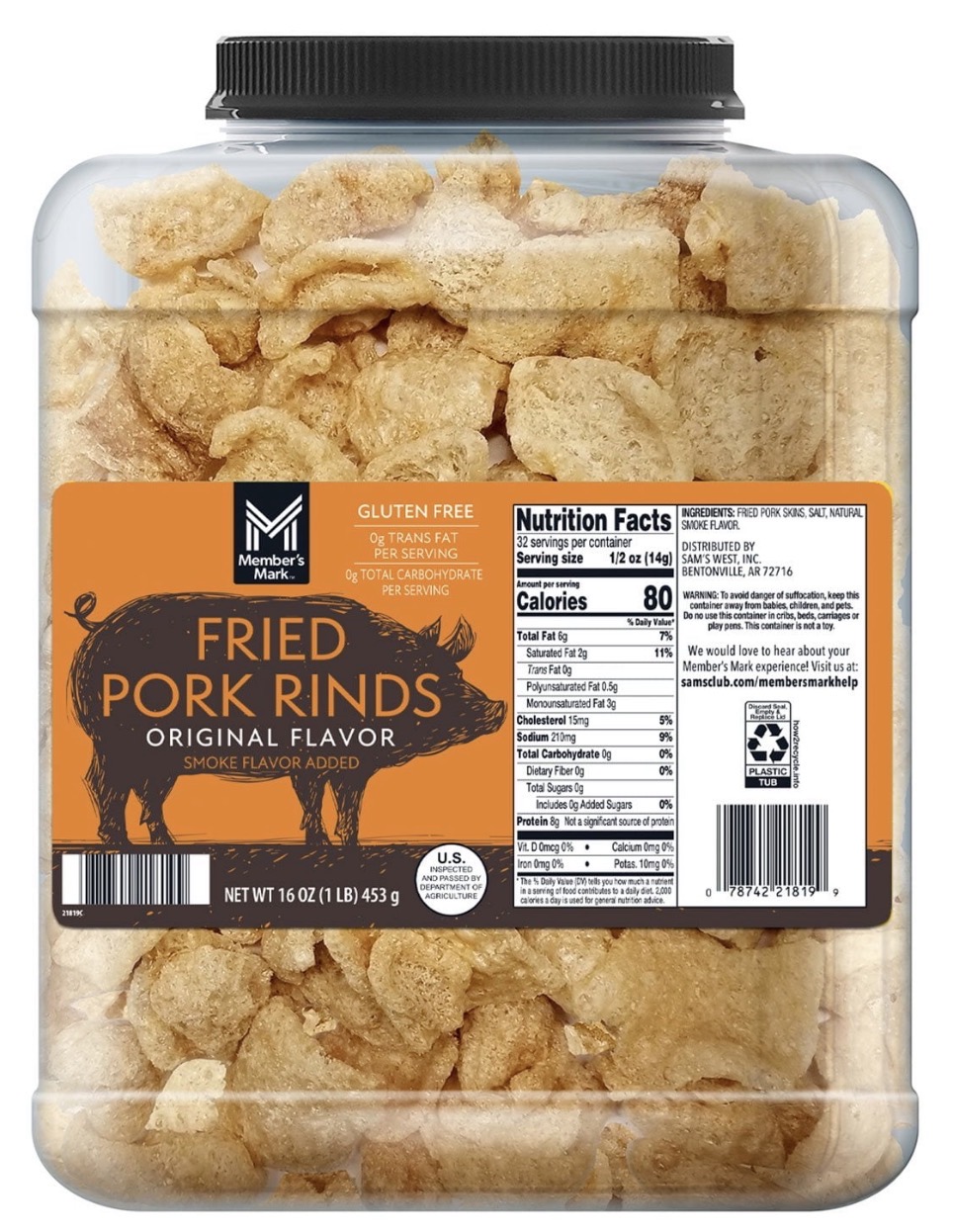Member's Mark Pork Rinds 16 oz