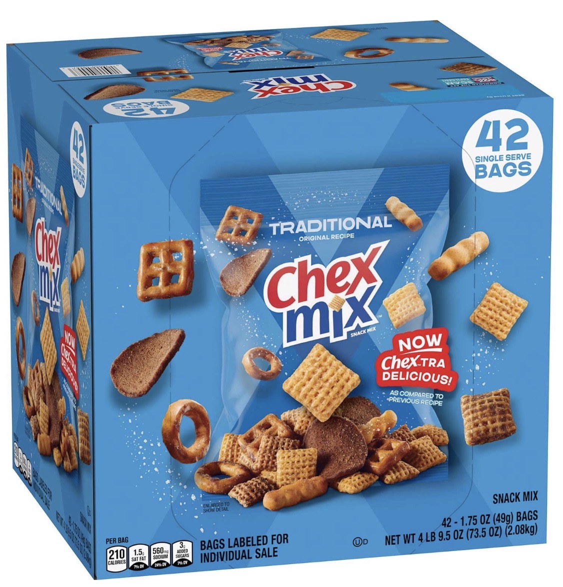 Chex Mix Traditional Snack Pack