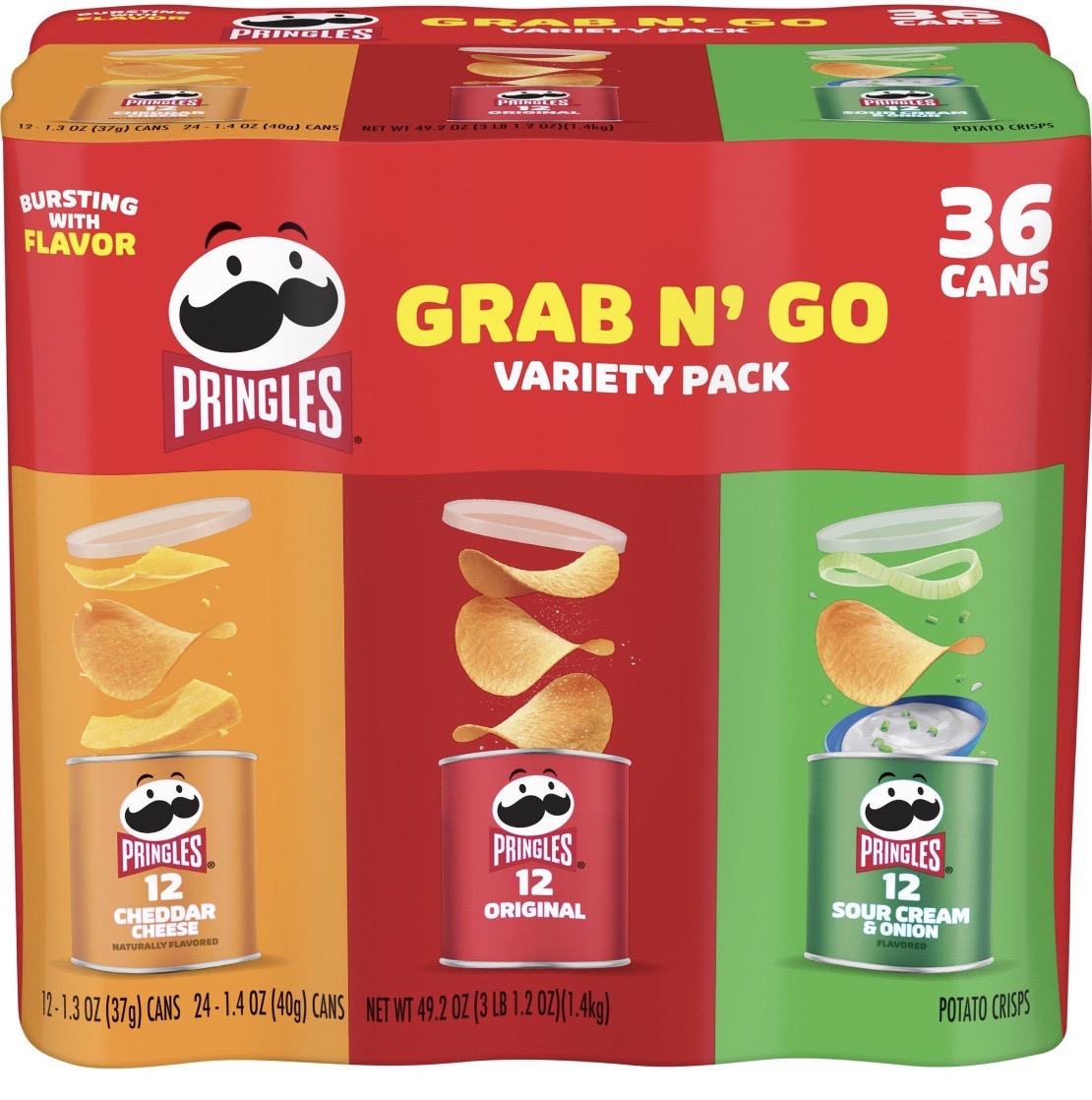 Pringles Grab N' Go, Assorted