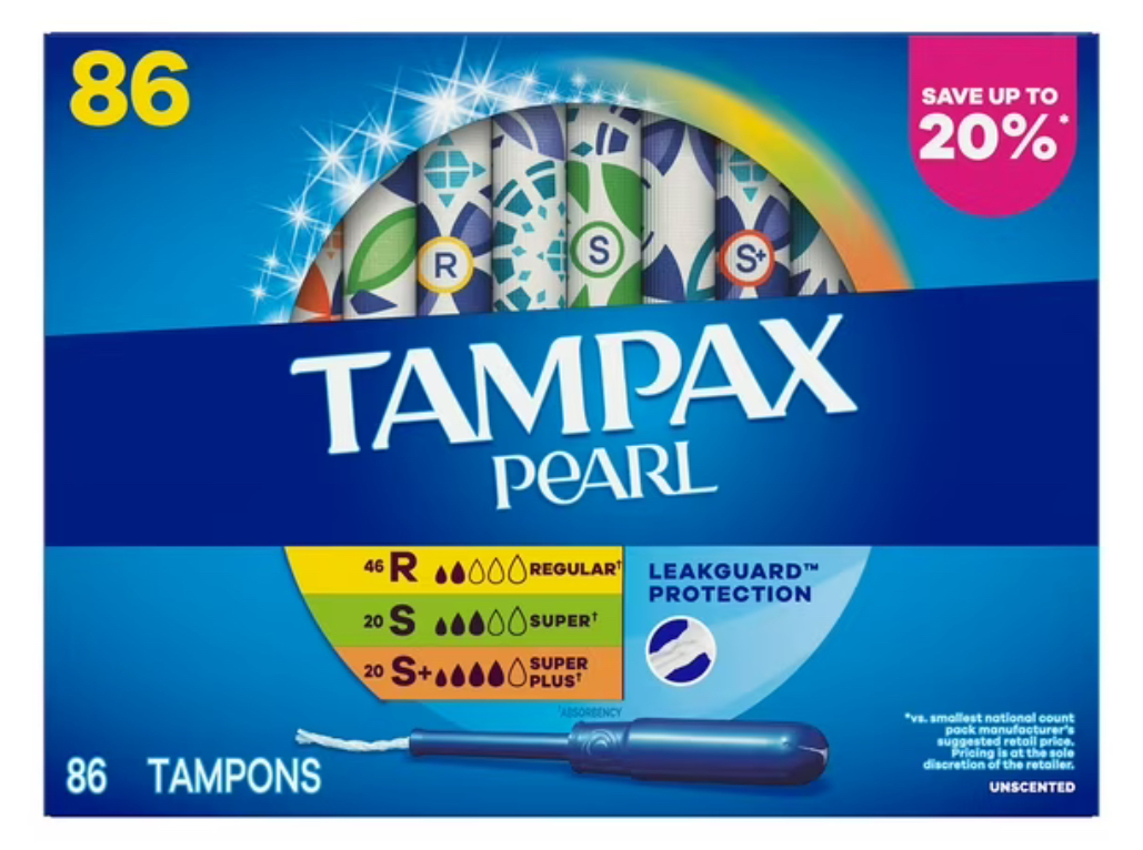 Tampax Pearl Tampons Trio Pack