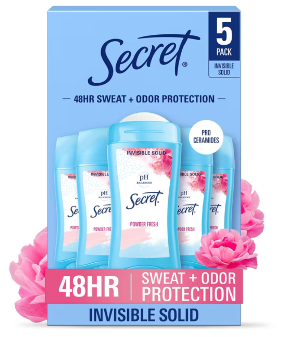 Secret Invisible Solid Antiperspirant 2.4 oz