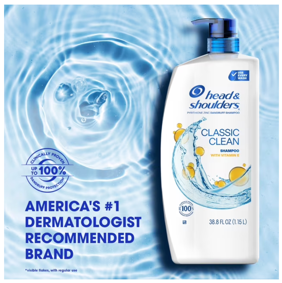 Head & Shoulders Classic Clean Shampoo 38.8 oz