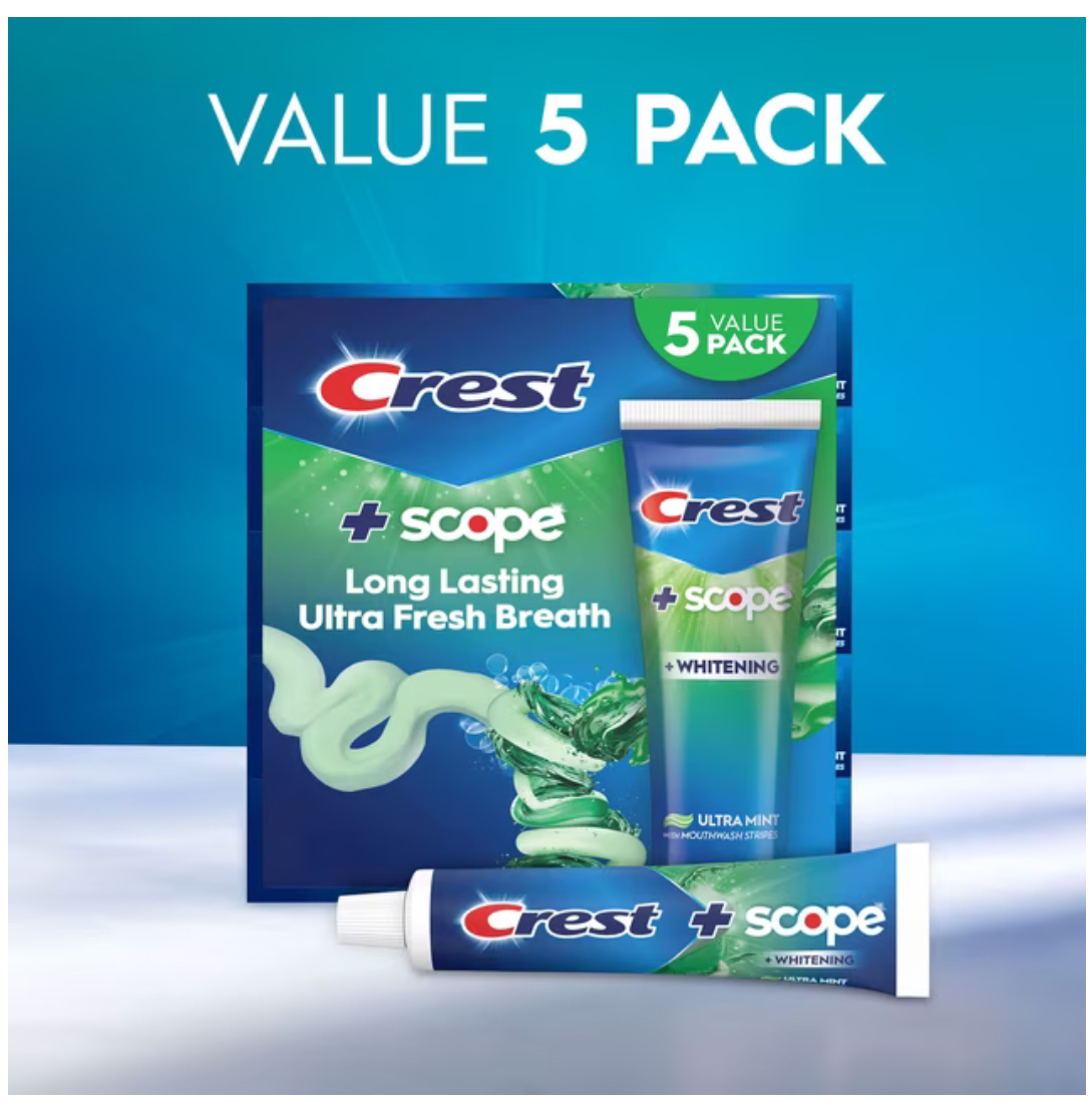 Crest Complete + Scope Toothpaste 6.3 oz