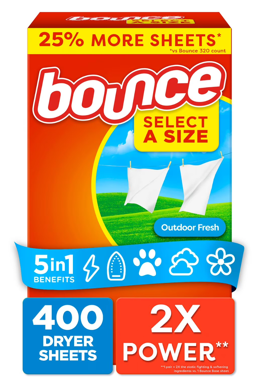 Bounce Dryer Sheets 400 ct