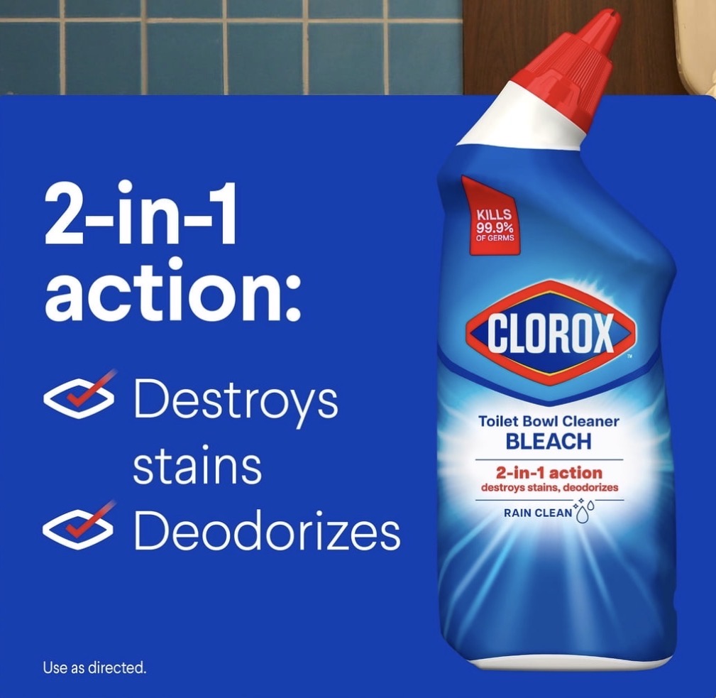 Clorox Toilet Bowl Cleaner with Bleach 24 oz