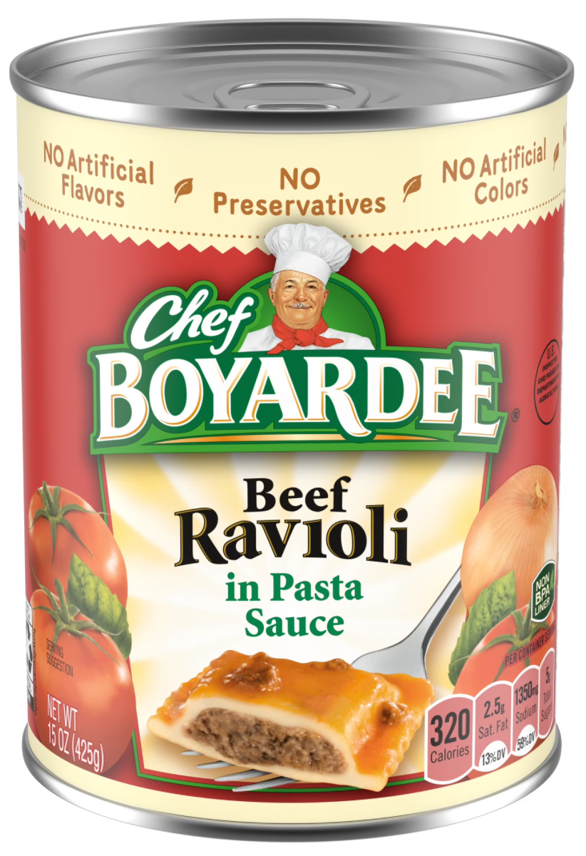 Chef Boyardee Beef Ravioli 15 oz can